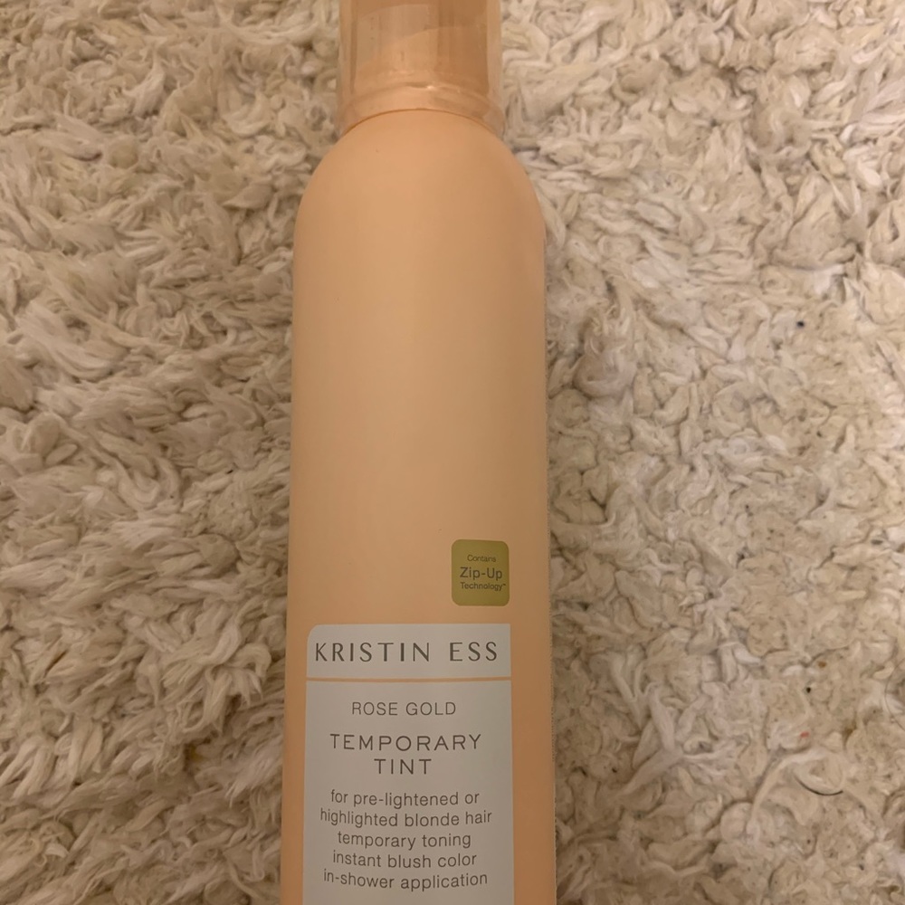Kristin Ess temporary rose gold tint